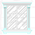 Τεχνητή Διακόσμηση Custom Frame Πλαίσιο Πόρτας Πλαίσιο